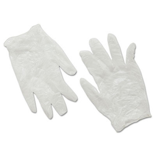 General-Purpose Vinyl Gloves, Powdered, Large, Clear, 2 3/5 mil, 1000/Carton (GEN8960LCT)