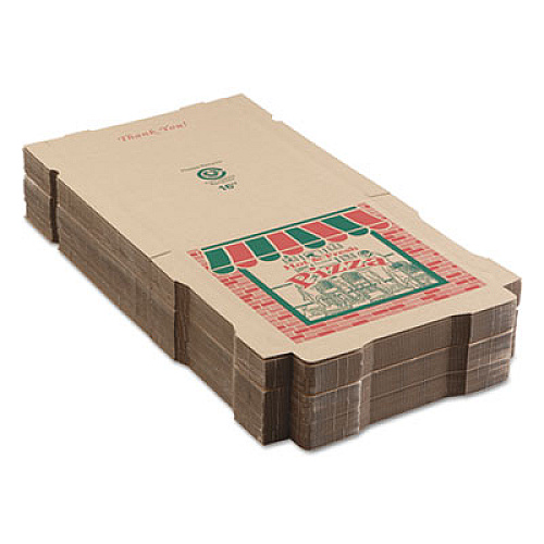 ARVCO CORRUGATED PIZZA BOXES, 16 X 16 X 1.75, KRAFT, 50/CARTON (9164314)