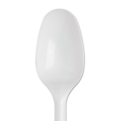 Dixie SmartStock Plastic Cutlery Refill, Series-B, Mediumweight Spoon, White, 40/Pack, 24 Packs/Carton (SSS21P)