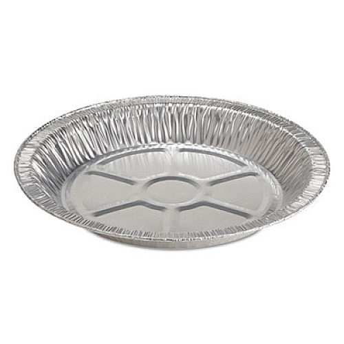 HFA Aluminum Pie Pan, 24 oz, 9" Diameter x 1.06" h, 200/Carton (30430)