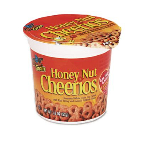 General Mills Honey Nut Cheerios Cereal, Single-Serve 1.8 oz Cup, 6/Pack (SN13898)