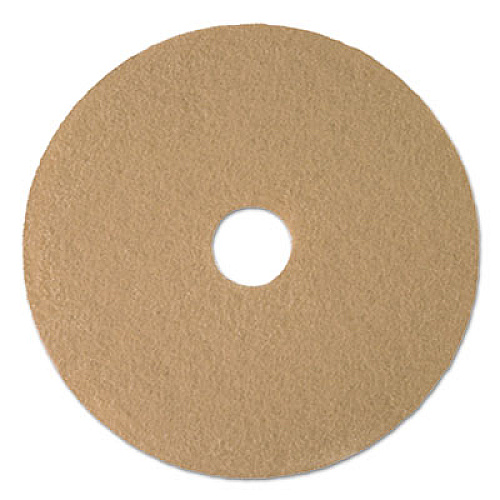 Boardwalk Burnishing Floor Pads, 21" Diameter, Tan, 5/Carton (BWK4021ULT)
