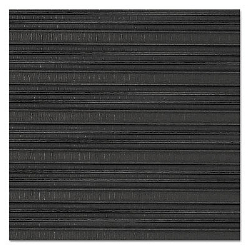 Guardian Air Step Anti-Fatigue Mat, Rectangular, Black Ribbed Surface, 24" x 36" (24020302)