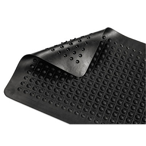 Guardian Flex Step Rubber Anti-Fatigue Mat, Polypropylene, 36 x 60, Black (24030500)