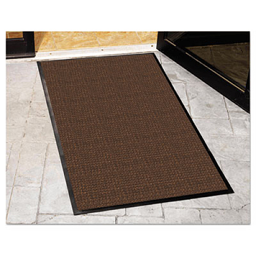 Guardian WaterGuard Indoor/Outdoor Scraper Mat, Rectangular, Brown Ridged Needle-Punch Surface, 48" x 72" (WG040614)