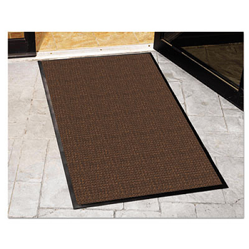 Guardian WaterGuard Indoor/Outdoor Scraper Mat, Rectangular, Brown Ridged Needle-Punch Surface, 36" x 10 ft (WG031014)