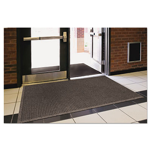 Guardian EcoGuard Indoor/Outdoor Wiper Mat, Rubber, 36 x 120, Charcoal (EG031004)
