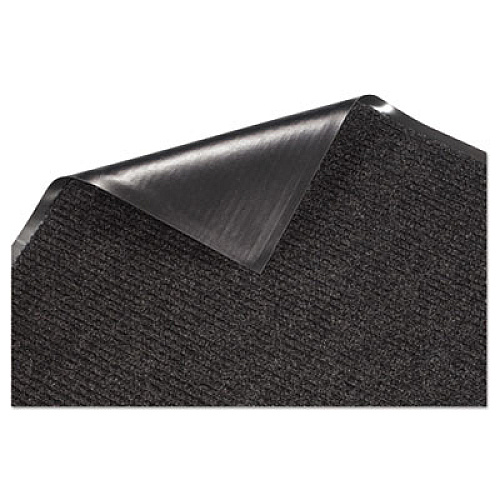 Guardian Golden Series Dual Rib Indoor Wiper Mats, Rectangular, Charcoal Gray Carpeted Surface, 36" x 60" (64030530)