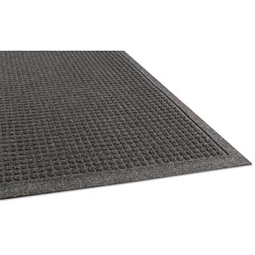 Guardian EcoGuard Indoor/Outdoor Wiper Mat, Rubber, 36 x 120, Charcoal (EG031004)