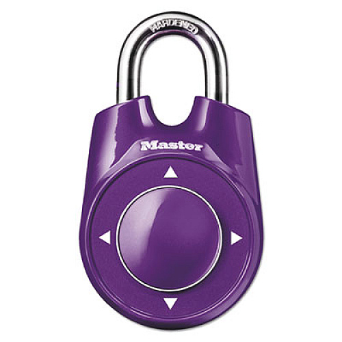 Master Lock Speed Dial Set-Your-Own Combination Lock, 2" Wide, Assorted (1500ID)