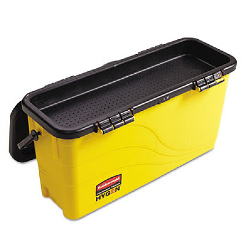 Rubbermaid Commercial HYGEN HYGEN Top Down Charging Bucket, Yellow/Black (1791802)