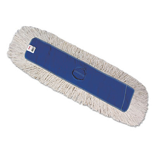 Rubbermaid Commercial Dust Mop Heads, Kut-A-Way, White, 36 x 5, Cut-End, Cotton (K15512)