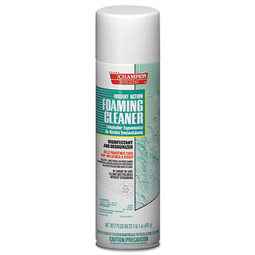 Chase Products Instant Action Foaming Cleaner/Disinfectant, 17 oz, Aerosol Spray, 12/Carton (5196)