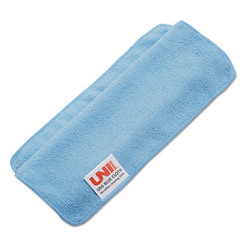 Boardwalk Lightweight Microfiber Cleaning Cloths, Blue,16 x 16, 24/Pack (BWK16BLUCLOTH)