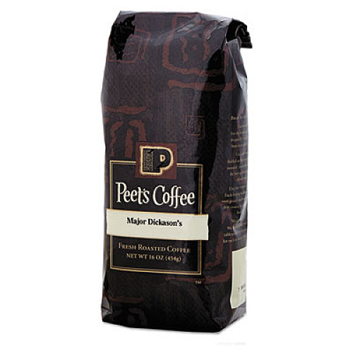Peet's Coffee & Tea Bulk Coffee, Major Dickason's Blend, Ground, 1 lb Bag (501677)