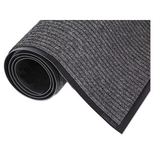 Crown Needle-Rib Wiper/Scraper Mat, Rectangular, Gray Ribbed Surface, 48" x 72" (NR0046GY)