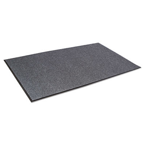 Crown Needle-Rib Wiper/Scraper Mat, Rectangular, Gray Ribbed Surface, 48" x 72" (NR0046GY)