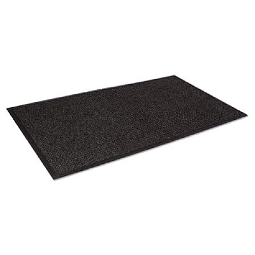 Crown Super-Soaker Wiper/Scraper Mat with Gripper Bottom, Rectangular, Charcoal Gray Loop Pile Surface, 36" x 10 ft (SSR310CH)