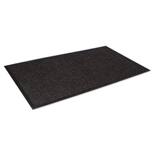 Crown Super-Soaker Wiper Mat with Gripper Bottom, Polypropylene, 36 x 60, Charcoal (SSR035CH)