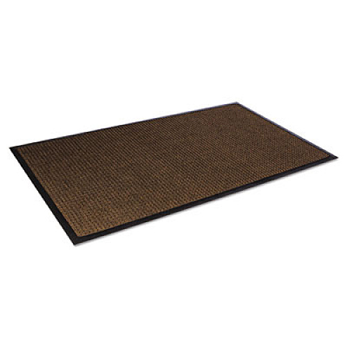 Crown Super-Soaker Wiper Mat with Gripper Bottom, Polypropylene, 36 x 60, Dark Brown (SSR035DB)