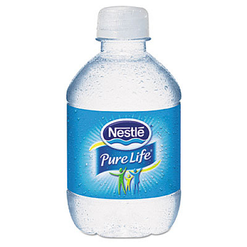 Nestle Waters Pure Life Purified Water, 8 oz Bottle, 48/Carton (12256656)