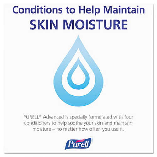 PURELL ADVANCED FOAM HAND SANITIZER, 18 OZ, PUMP BOTTLE, 4/CARTON (579204CT)