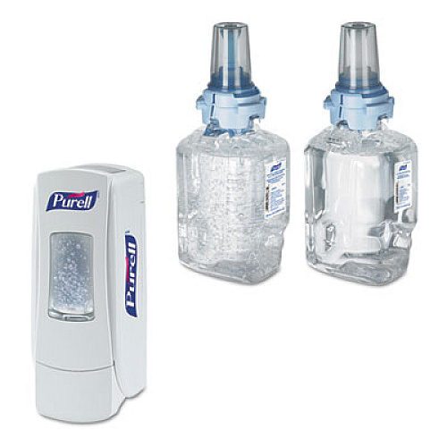 PURELL ADX-7 Dispenser, 700 mL, 3.75 x 3.5 x 9.75, White (872006)