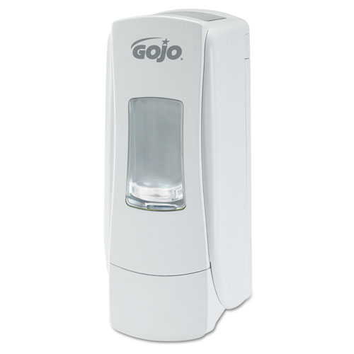 GOJO ADX-7 DISPENSER, 700 ML, 3.7" X 3.5" X 9.7", WHITE, 6/CARTON (878006CT)