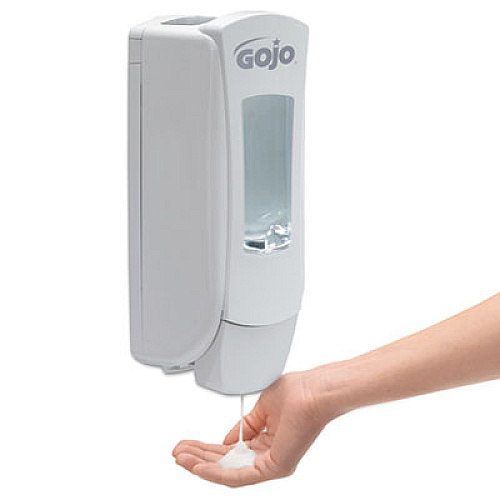 GOJO ADX-12 DISPENSER, 1250 ML, 4.5" X 4" X 11.75", WHITE (888006)