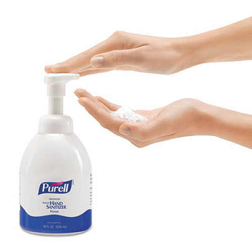 PURELL ADVANCED FOAM HAND SANITIZER, 18 OZ, PUMP BOTTLE, 4/CARTON (579204CT)