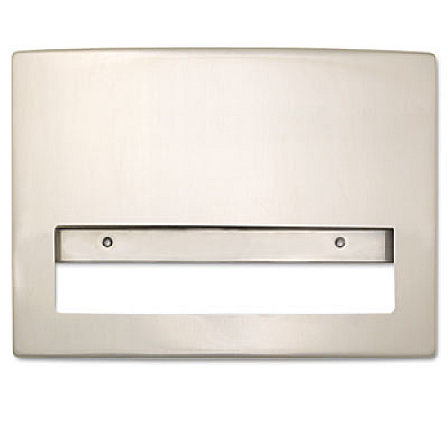 Bobrick Stainless Steel Toilet Seat Cover Dispenser, ConturaSeries, 15.75 x 2.25 x 11.25, Satin Finish (4221)