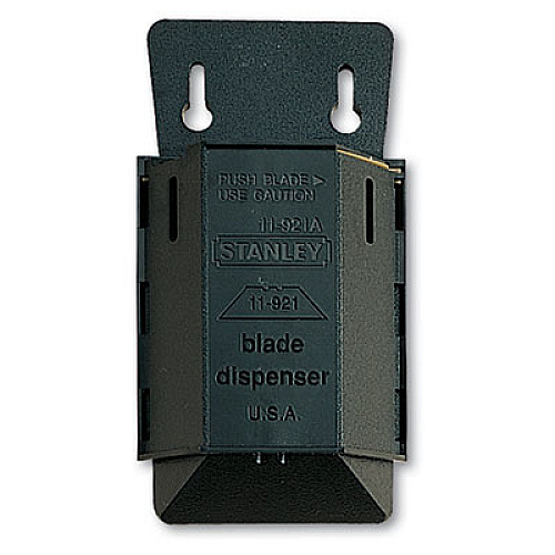 Stanley Wall Mount Utility Knife Blade Dispenser with Blades, 100/Pack (11921A)