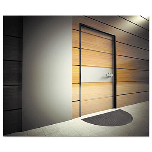 Guardian EcoGuard Diamond Floor Mat, Fan Only, 24 x 48, Charcoal (EGDFAN020404)