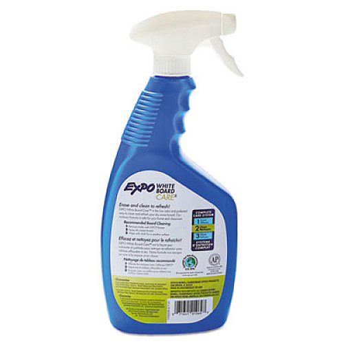 EXPO White Board CARE Dry Erase Surface Cleaner, 22 oz Spray Bottle (1752229)