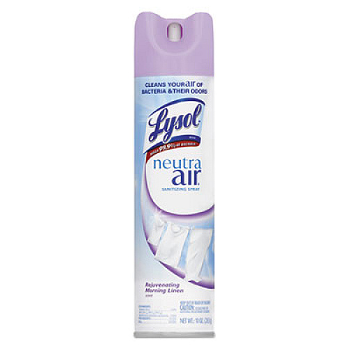 LYSOL Neutra Air Sanitizing Spray, Rejuvenating Morning Linen, 10 Oz Aerosol Can (79196EA)