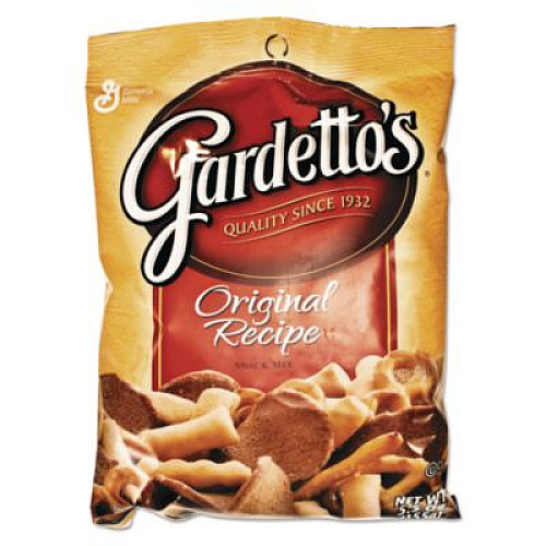 General Mills Gardetto's Snack Mix, Original Flavor, 5.5 oz Bag, 7/Box (SN14868)