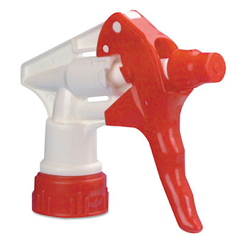 Boardwalk General Purpose Trigger Sprayer, 9.25" Tube, Fits 32 oz Bottles, Red/White, 24/Carton (09229)