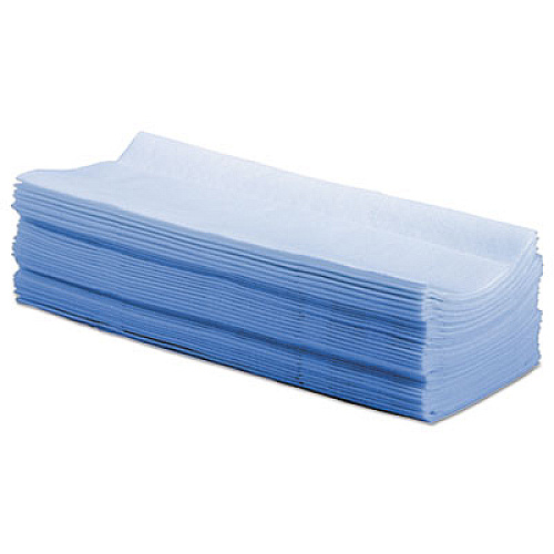 Boardwalk Hydrospun Wipers, 8.26 x 16.75, Blue, 100 Wipes/Box, 10 Boxes/Carton (P070IDB)