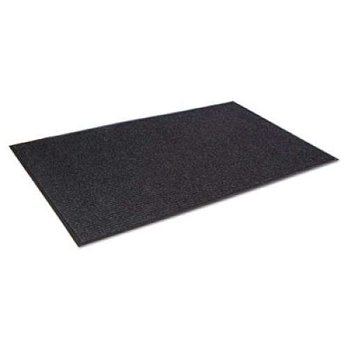 Crown Needle-Rib Wiper/Scraper Mat, Rectangular, Charcoal Gray Ribbed Surface, 48" x 72" (NR0046CH)