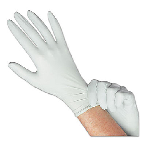 Curad 3g Synthetic Vinyl Exam Gloves, Powder-Free, Large, 100/box (6CUR8236)