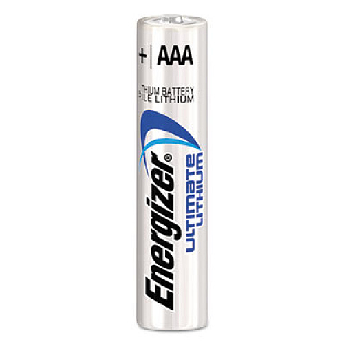 Energizer Ultimate Lithium AAA Batteries, 1.5 V, 2/Pack (L92BP2)