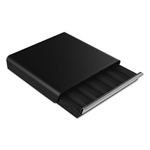 Mind Reader Coffee Pod Drawer, Fits 26 Pods, 14 3/4 x 13 1/4 x 2 3/4, Black (TRY26PCBLK)