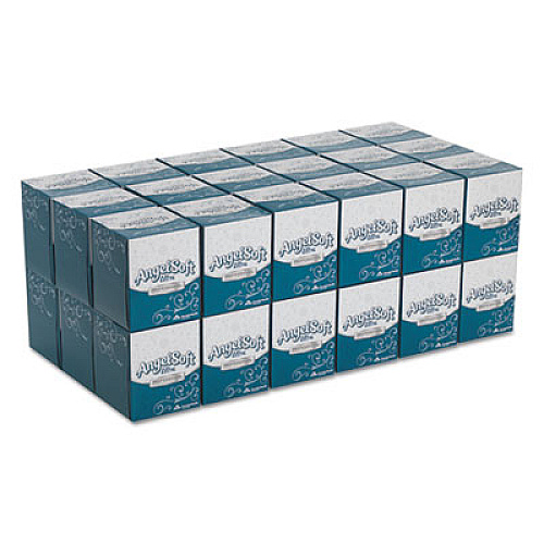 Georgia Pacific Professional Ultra Premium Facial Tissue, 2-Ply, White, 96 Sheets/Box, 36 Boxes/Carton (46560)