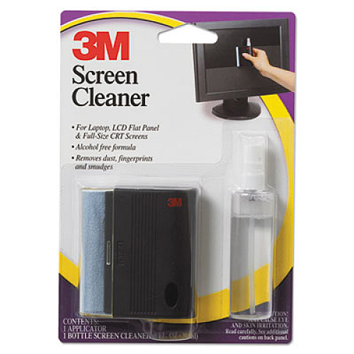 3M Screen Cleaning Kit, 6oz Spray Bottle (CL681)