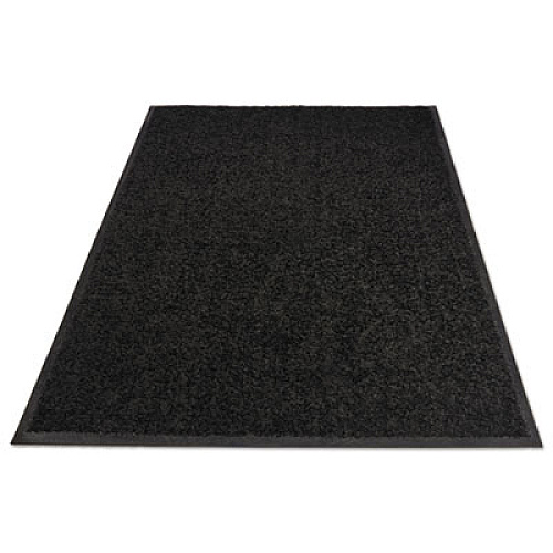 Guardian Platinum Series Walk-Off Indoor Wiper Mat, Rectangular, Black Carpeted Surface, 48" x 72" (94040635)