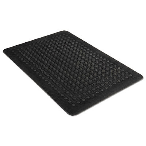 Guardian Flex Step Rubber Anti-Fatigue Mat, Polypropylene, 36 x 60, Black (24030500)