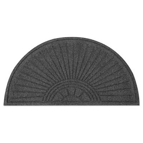 Guardian EcoGuard Diamond Floor Mat, Fan Only, 24 x 36, Charcoal (EGDFAN020304)