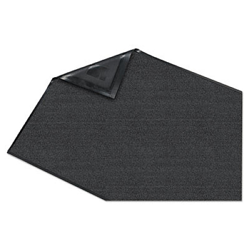 Guardian Platinum Series Walk-Off Indoor Wiper Mat, Rectangular, Gray Carpeted Surface, 48" x 72" (94040630)