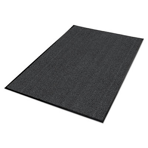 Guardian Platinum Series Walk-Off Indoor Wiper Mat, Rectangular, Gray Carpeted Surface, 48" x 72" (94040630)