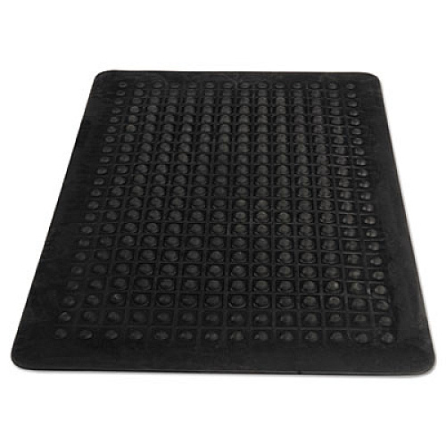 Guardian Flex Step Rubber Anti-Fatigue Mat, Polypropylene, 36 x 60, Black (24030500)